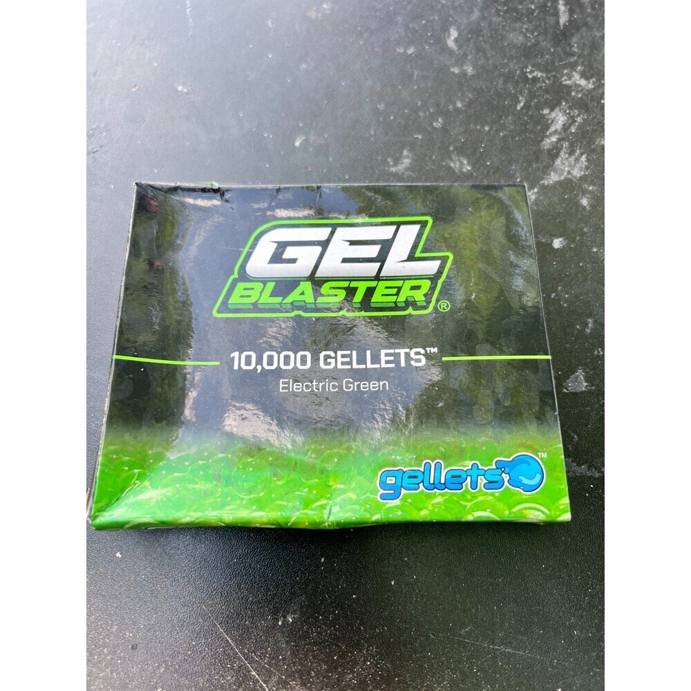 Gel Blaster Gellets Electric Green Soft Ammo Refill, 10,000 Gellets